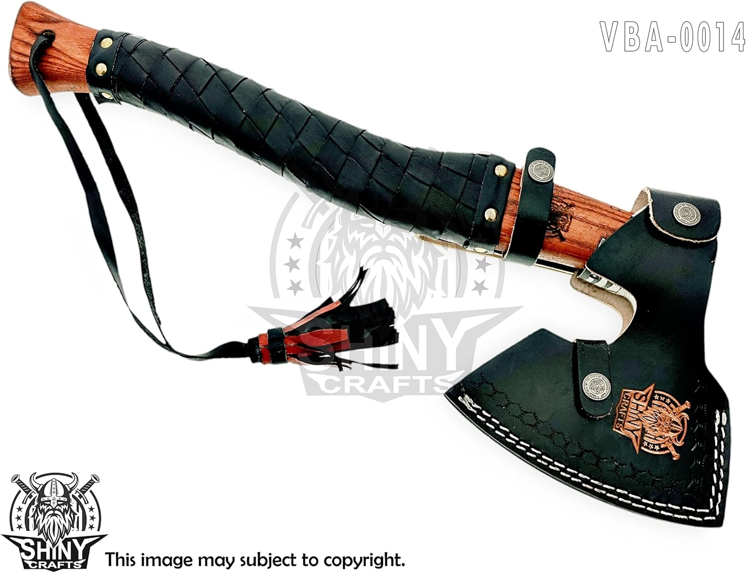 Handmade Viking Axe - Custom Bearded Axe for Men with Sheath - Unique Gift for Birthday or Special Occasion