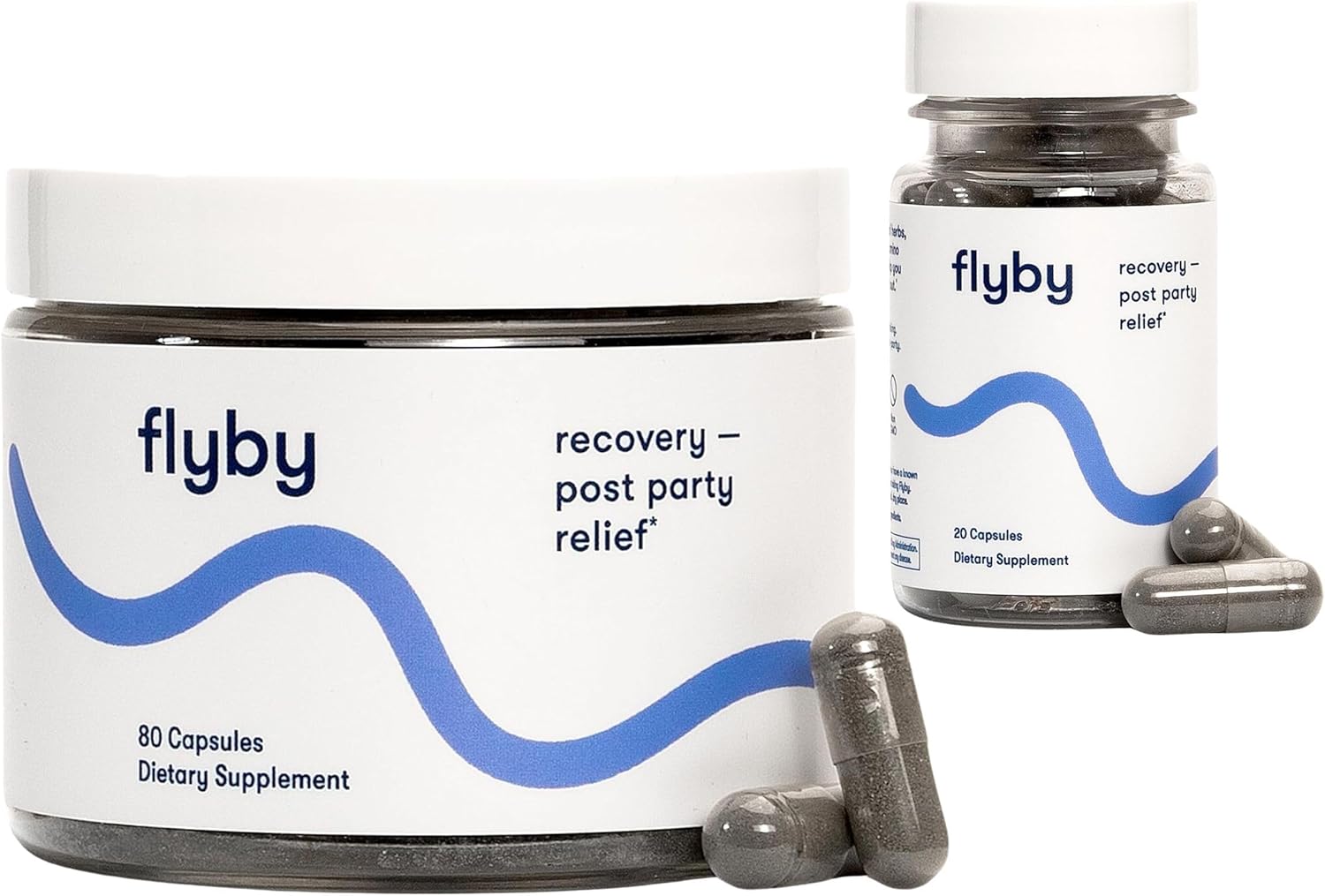 Hangover Relief Pills - Essential Post-Party Recovery with Liver Support - 80 & 20 Count Options