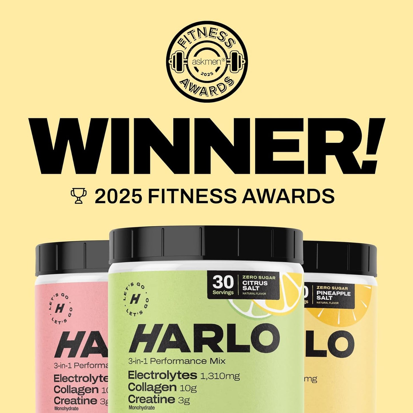 Harlo Electrolyte Drink Mix Sample Pack with Collagen & Creatine - Creatine Monohydrate Powder for Energy - Sugar-Free Energy Drink