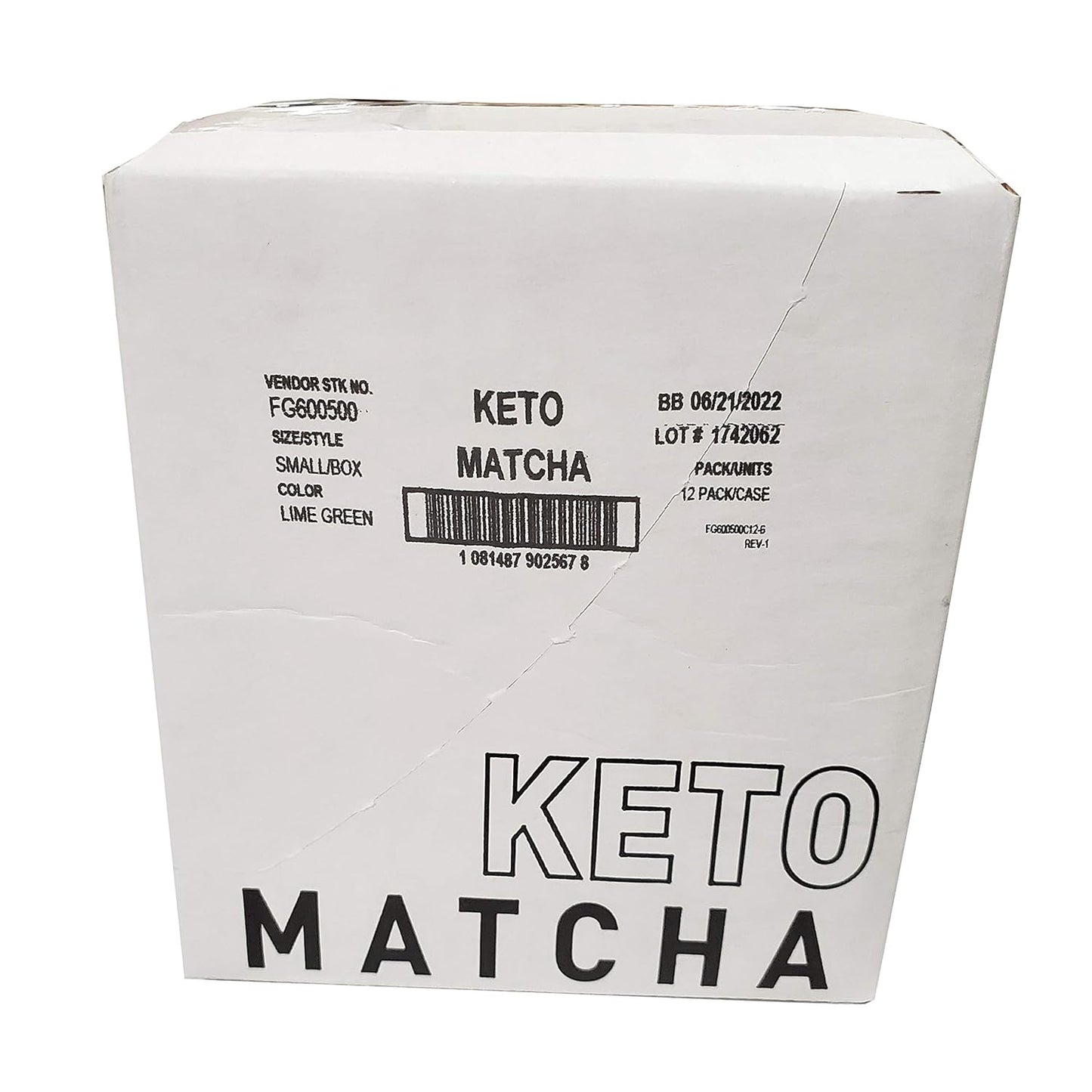 Harmony Proteins Keto Matcha Instant Drink Mix Packets - Pure Japanese Matcha for Energy and Mental Performance, 68mg Caffeine, 12 Pack