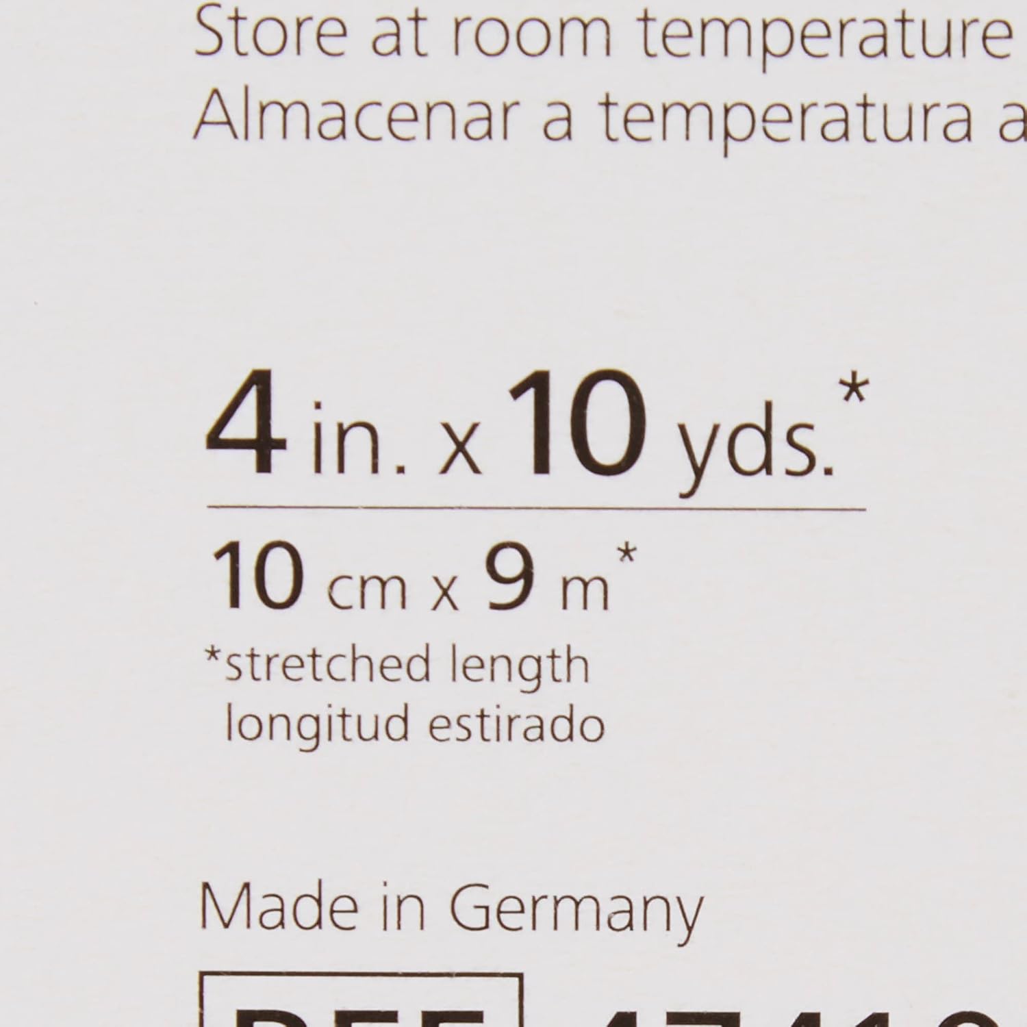 Hartmann 47410000 Econo-Paste Calamine Bandage, Latex-Free, 4" x 10 yd, Pack of 12