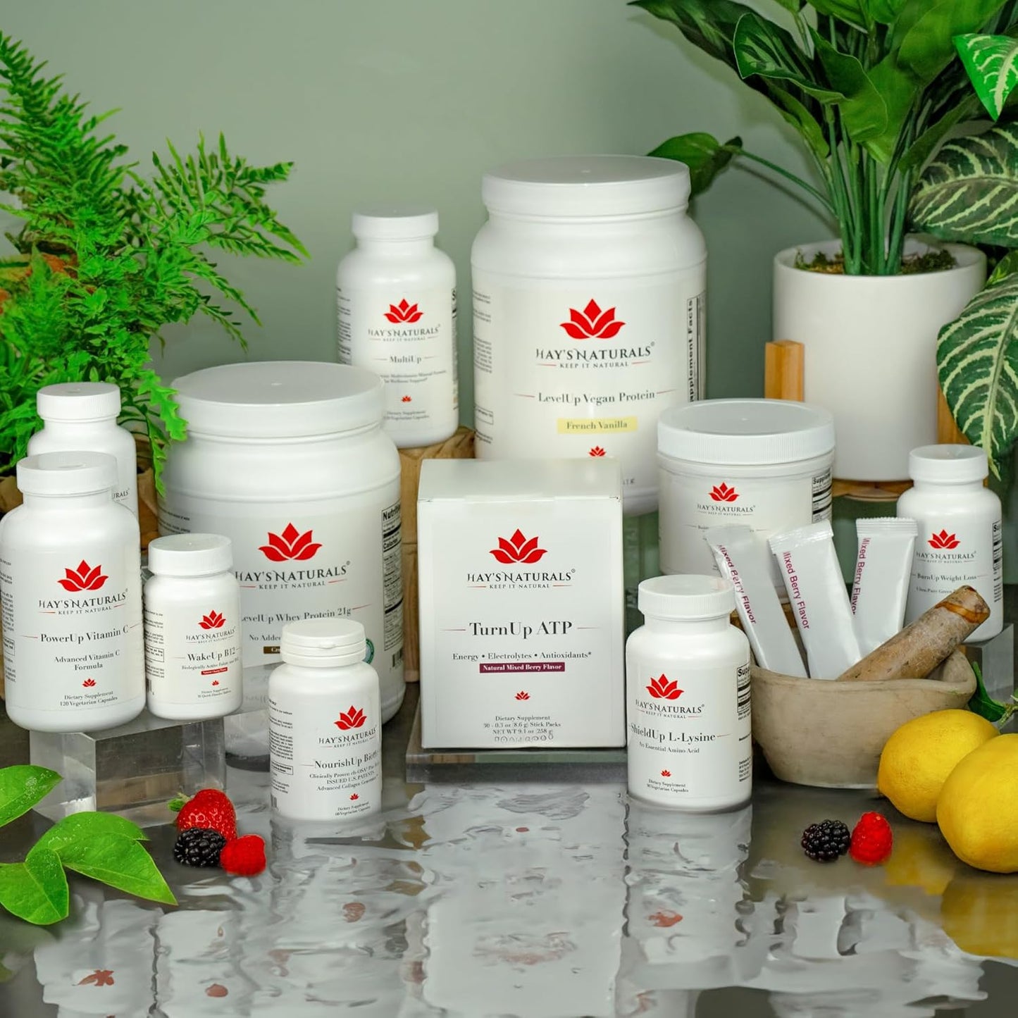 Hay's Naturals Mixed Berry Energy Drink Mix - 30 Packets | Sugar-Free with ATP, B-Vitamins, Electrolytes & Purenergy for Muscle Recovery