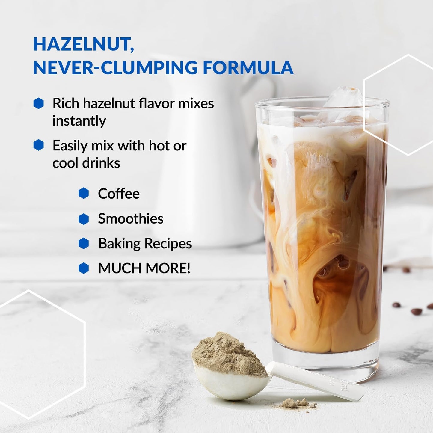 Hazelnut BioTrust Keto Elevate: Pure C8 MCT Oil Powder for Clean Energy & Mental Focus - Non-GMO Ketogenic Diet Supplement & Paleo Coffee Creamer (20 Servings)