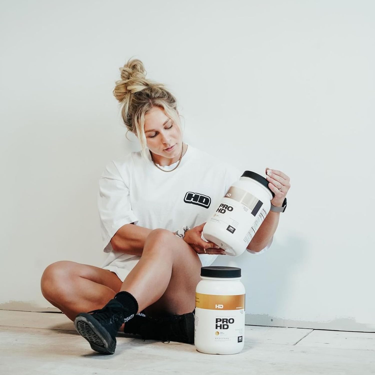 HD MUSCLE ProHD Grass-Fed Whey Isolate Protein Powder - 25g Protein, 114 Calories, Zero Fillers - Sweet Cream Cold Brew Flavor - 30 Servings