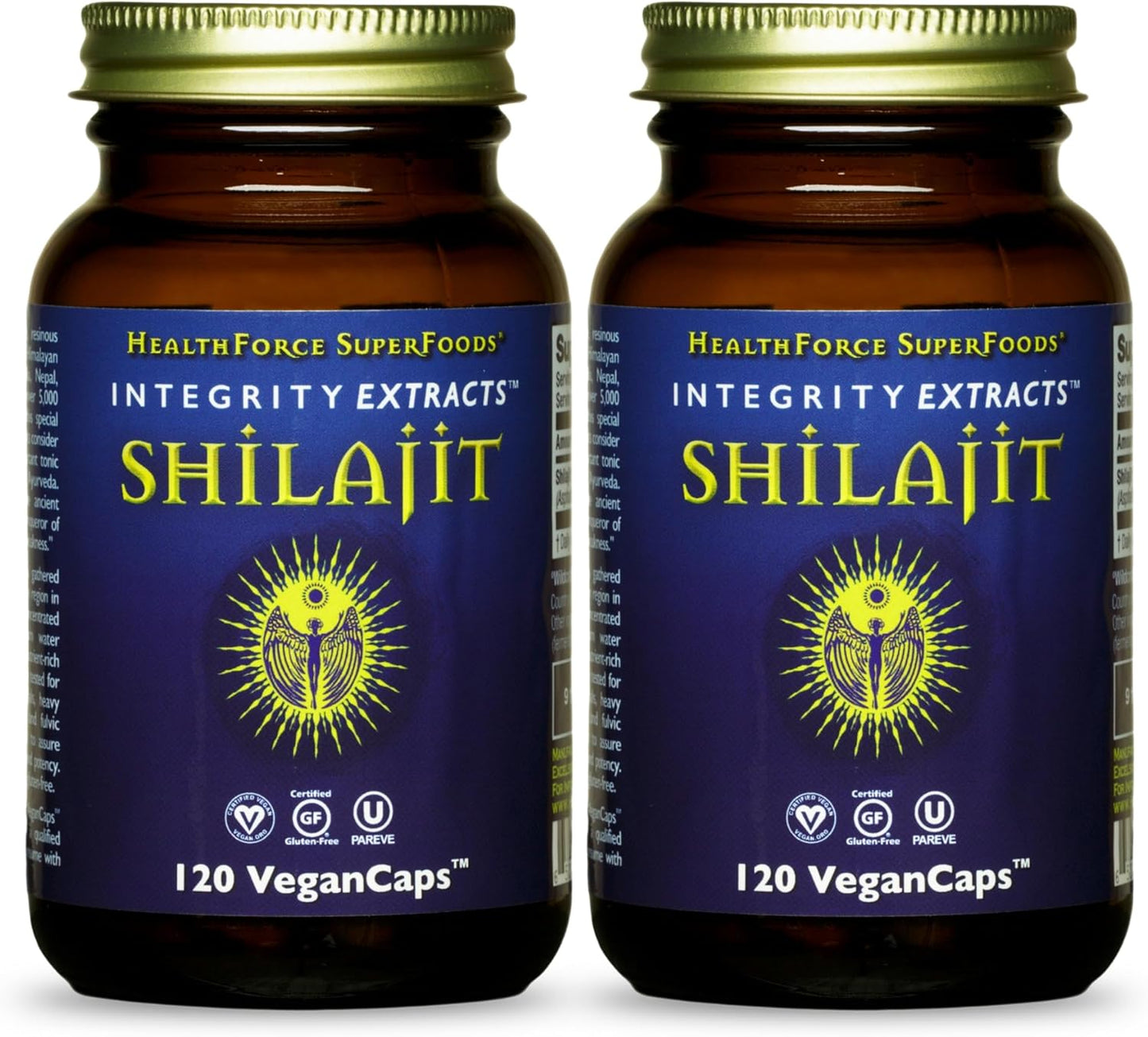 HealthForce SuperFoods Shilajit 240 VeganCaps - 2 Pack
