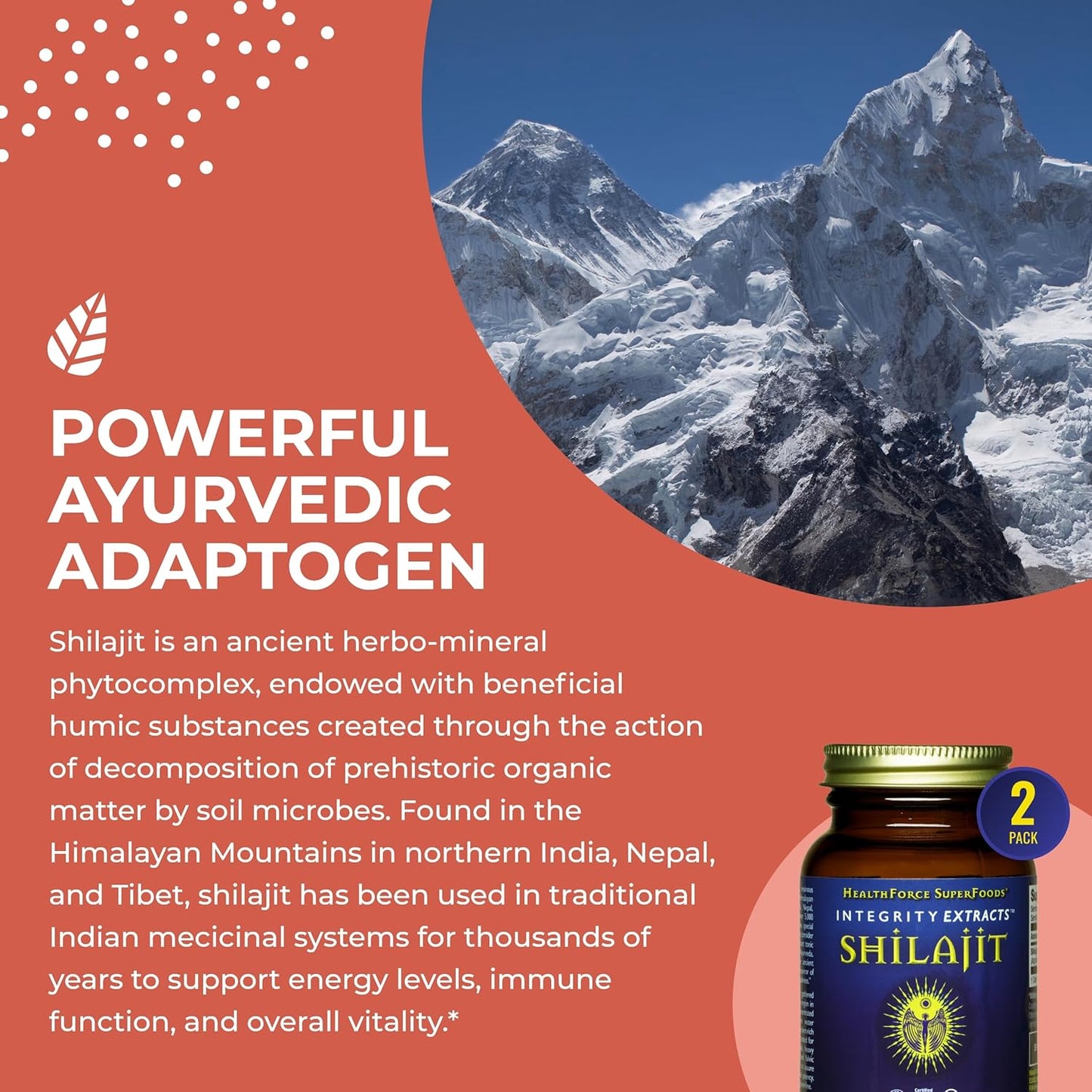 HealthForce SuperFoods Shilajit 240 VeganCaps - 2 Pack