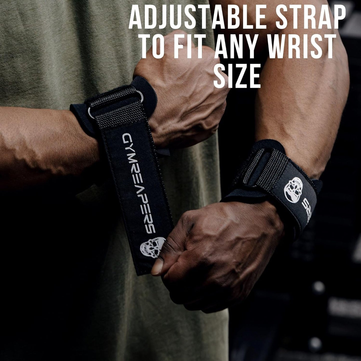 Heavy Duty Weight Lifting Hooks with Power Wrist Straps for Deadlifts, Pull Ups, and Shrugs - Gym Gloves for Men and Women (Pair)