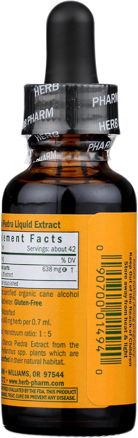 Herb Pharm Chanca Piedra Liquid Extract - 1 Fl Oz for Urinary System Support