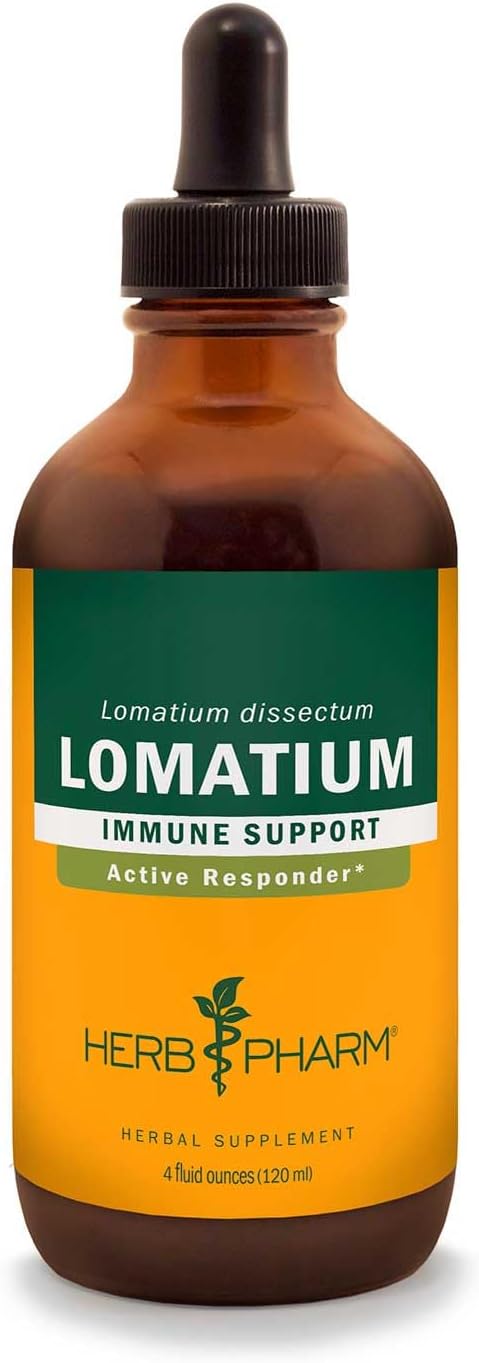 Herb Pharm Lomatium Liquid Extract - 4 oz - Immune System Support