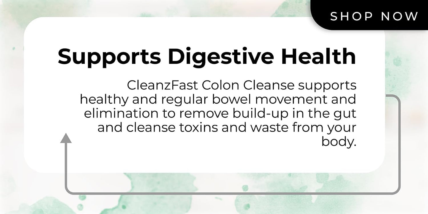 Herbal Detox Cleanse Capsules for Bloating Reduction and Regularity Restoration, Overnight Constipation Relief, Soy, Dairy, Gluten-Free - 10 Day Supply