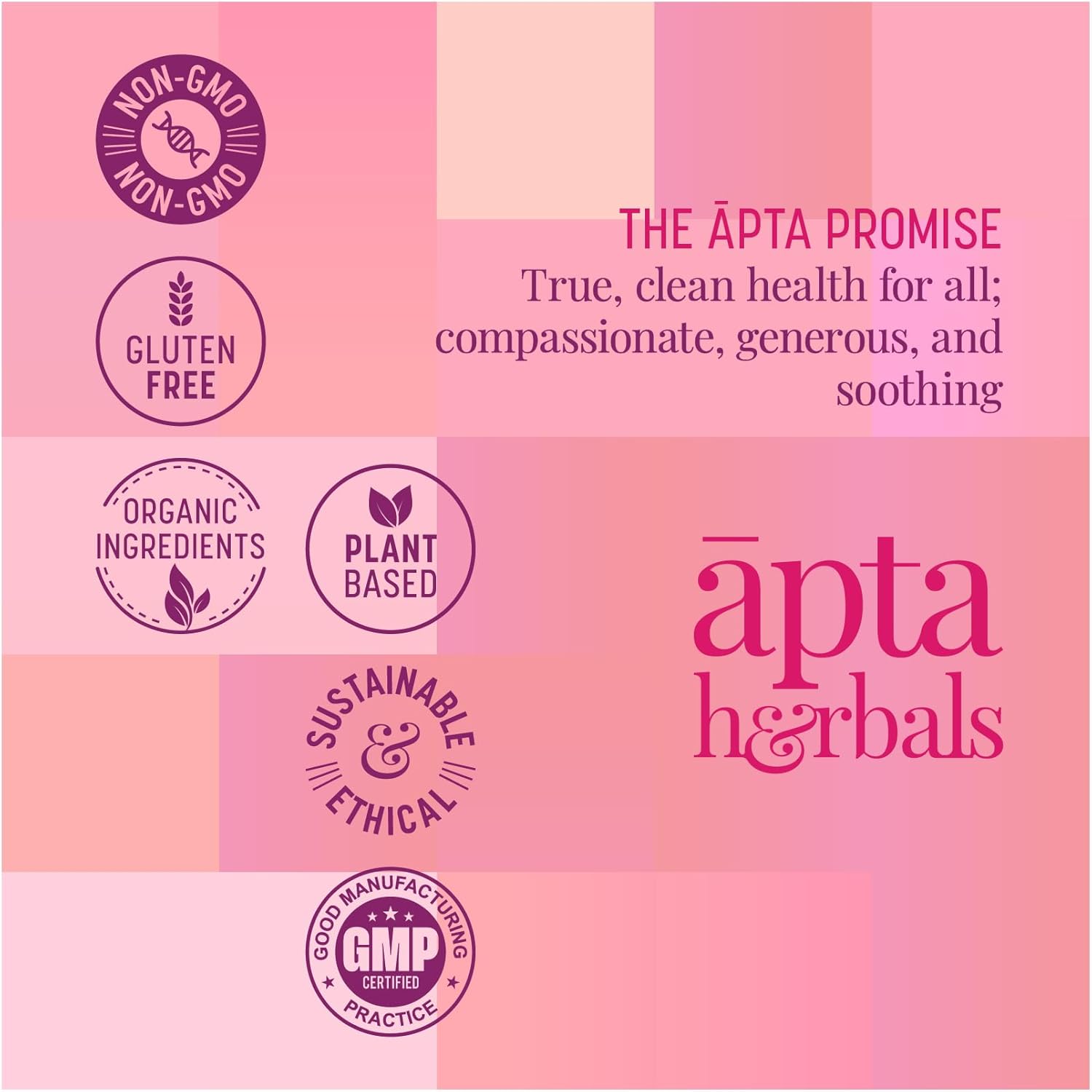 Herbal Focus Supplements, 120 Veggie Capsules, Enhance Concentration, Memory Apta Herbals