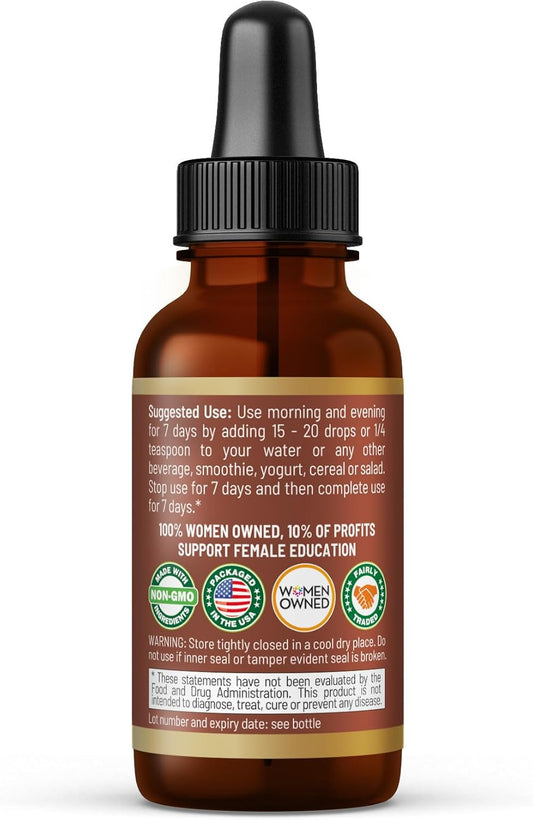 Herbal Goodness Body Detox Colon Broom 1oz - Blood Cleanser for Improved Digestion and Gut Health