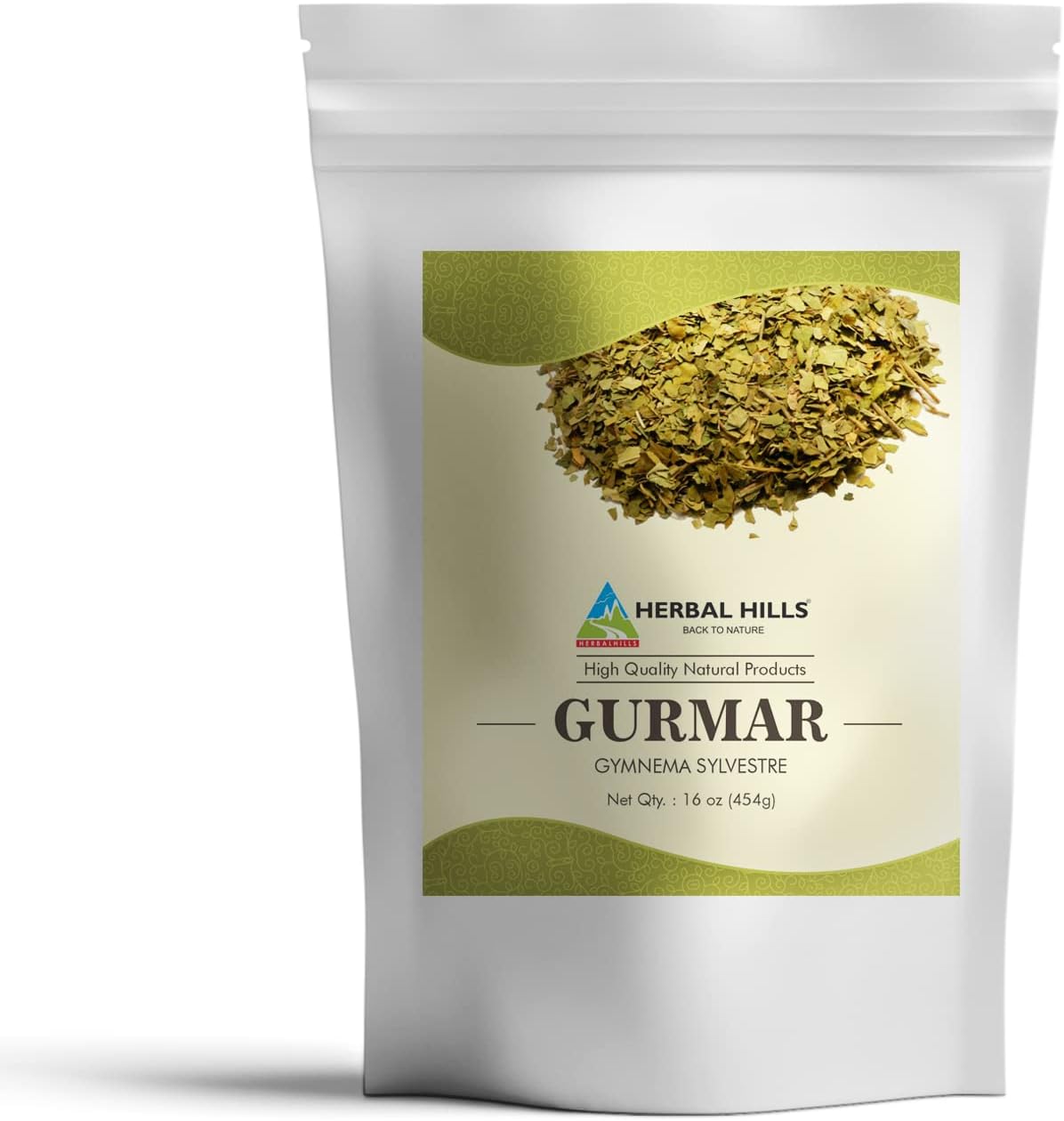 HERBAL HILLS Gurmar Tea Powder and Alfalfa Tablet Combo Pack - Set of 2
