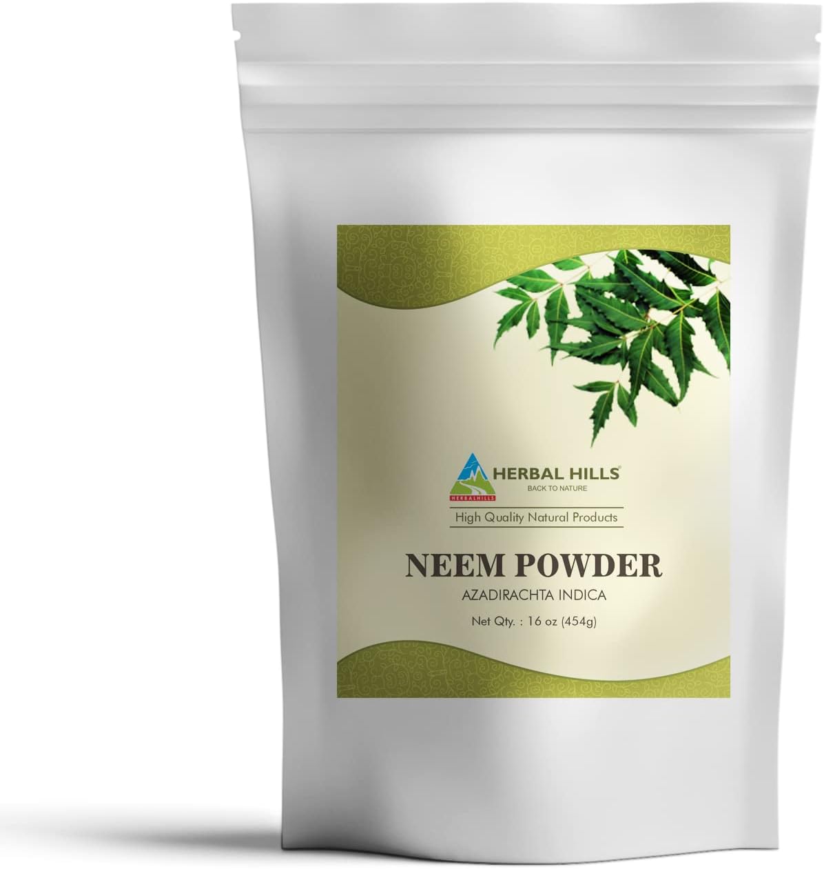 Herbal Hills Neem Leaf and Turmeric Powder Combo Pack - 16 Oz x 2