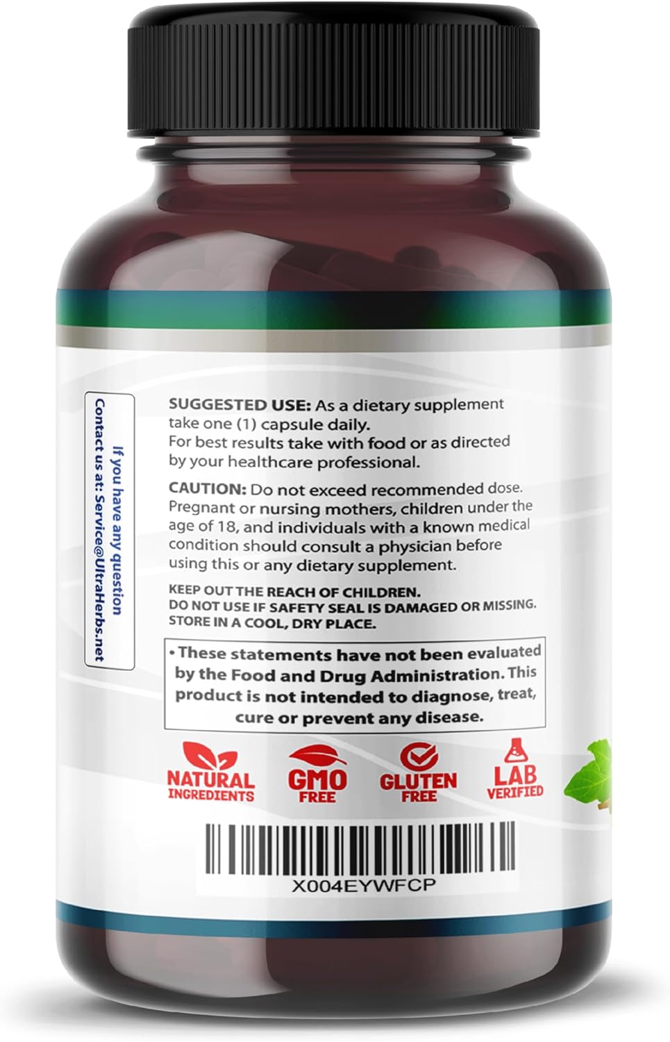 Herbal L-Theanine Supplement with 6-in-1 Complex for Relaxation, Calmness & Sleep Quality - 150 Capsules with Magnesium, Ashwagandha, Saffron, Chamomile