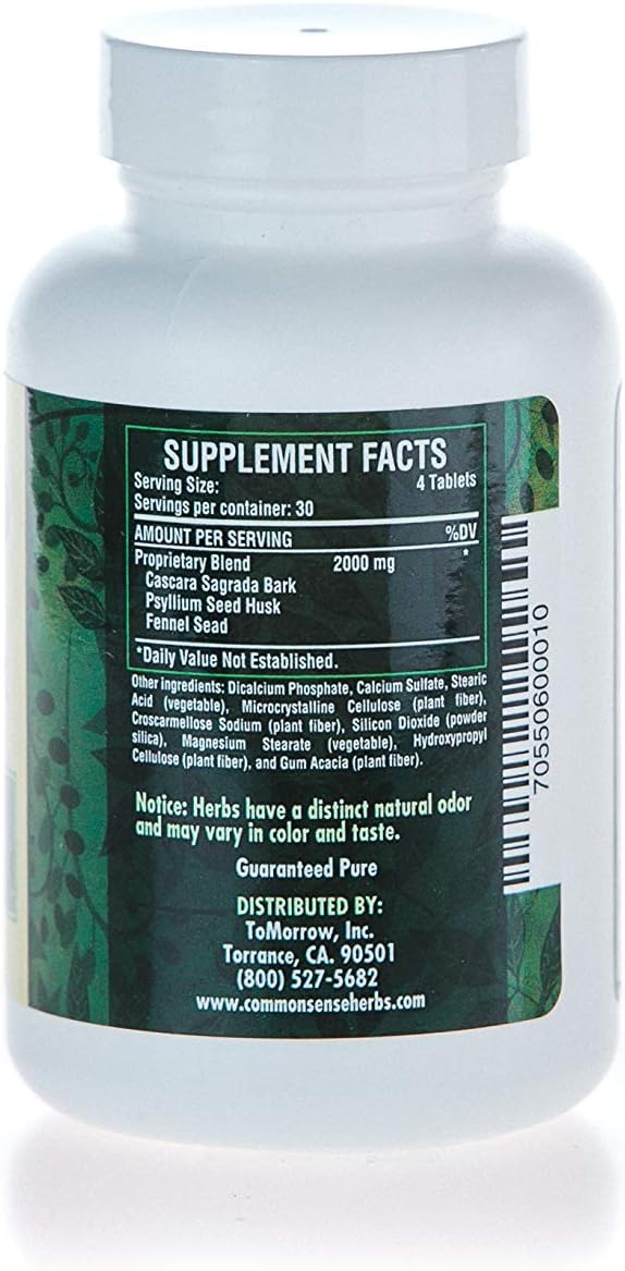 Herbal Lax Colon Cleanser Tablets - Natural Herbal Products for Gut Health - 120 Count