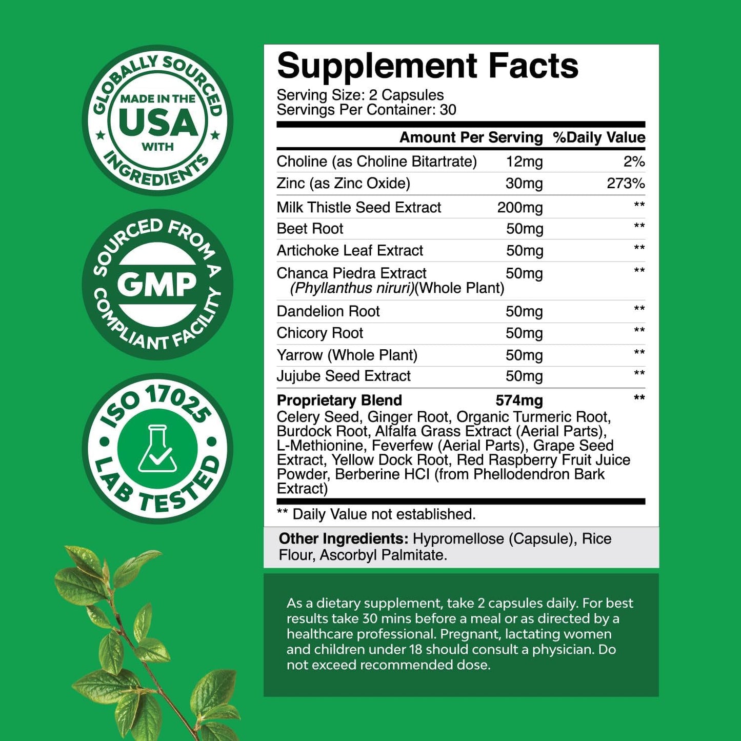 Herbal Laxative Capsules with Probiotics and Milk Thistle Liver Support - Natural Digestive and Colon Detox System with Silymarin Milk Supplement