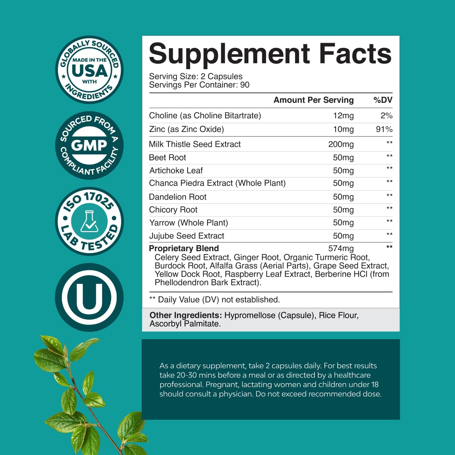 Herbal Liver Support and Turmeric Curcumin Gummies Bundle for Immune and Skin Care