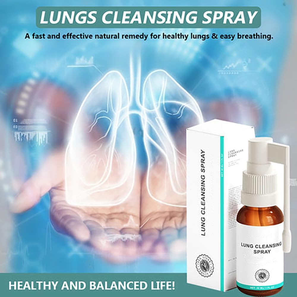 Herbal Lung Cleanse Spray for Respiratory Health (1 Piece)