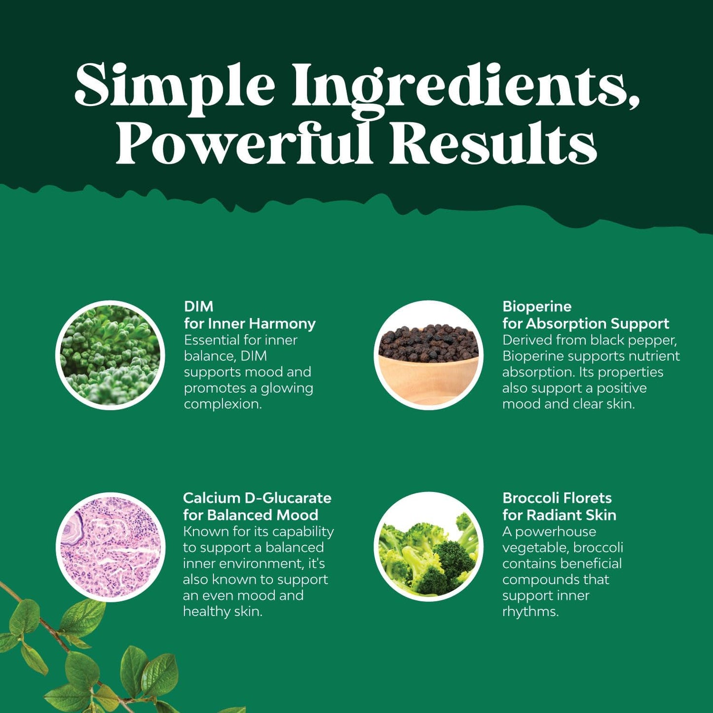 Herbal Menopause Supplement Bundle with Extra Strength Diindolylmethane Dim - Promotes Estrogen Balance, Supports Metabolism and Menopause