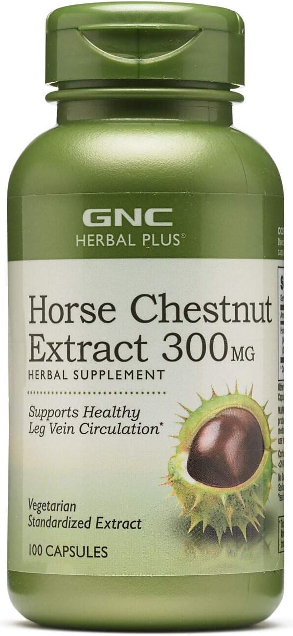 Herbal Plus Horse Chestnut Extract 300mg - 100 Capsules by GNC - BoostGo Australia