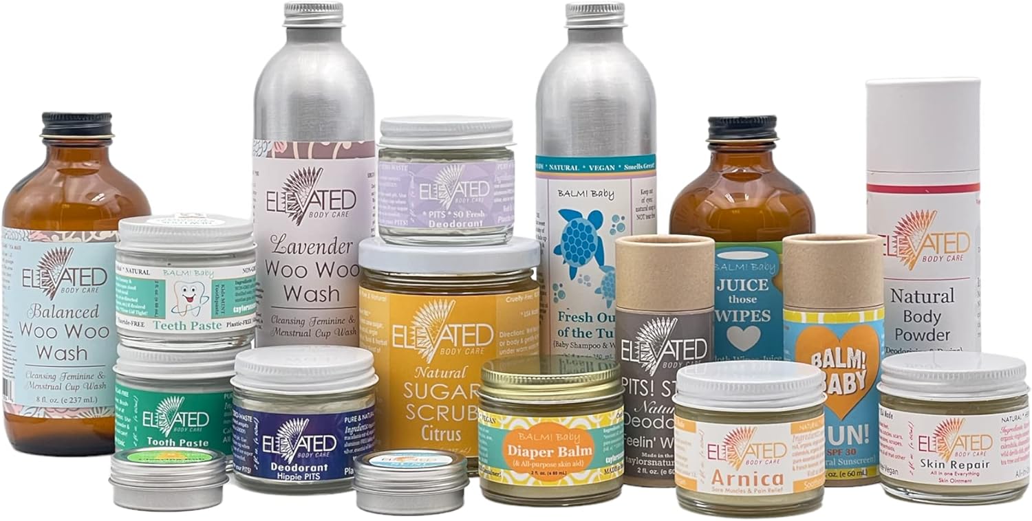 Herbal Vegan Tooth Powder with Xylitol & Activated Charcoal - Mint or Cinnamon Flavor - Made in USA - Glass Jar - 2 oz