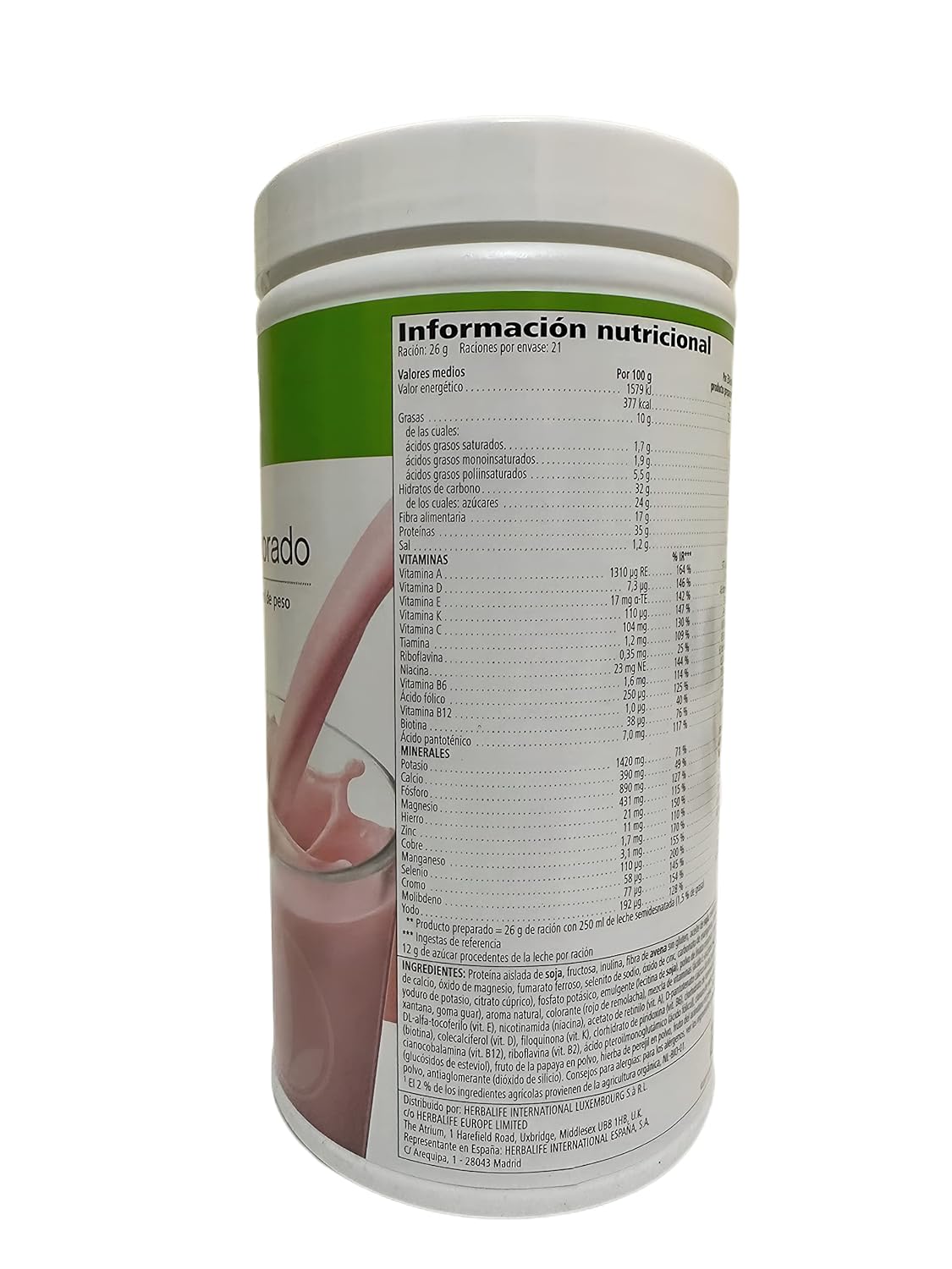 Herbalife Formula 1 Healthy Meal Shake Mix - Wild Berry Flavor (10 Flavors Available)