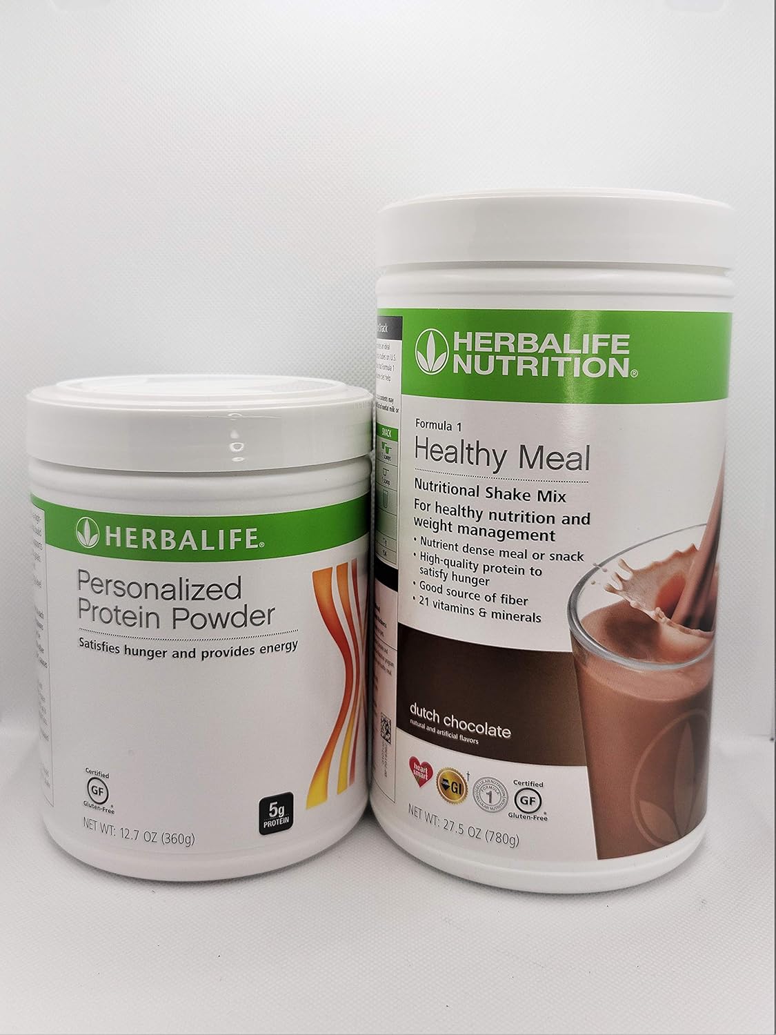 Herbalife Formula 1 Nutritional Shake with Personalized Protein Powder - Cookies 'n Cream Flavor Selection