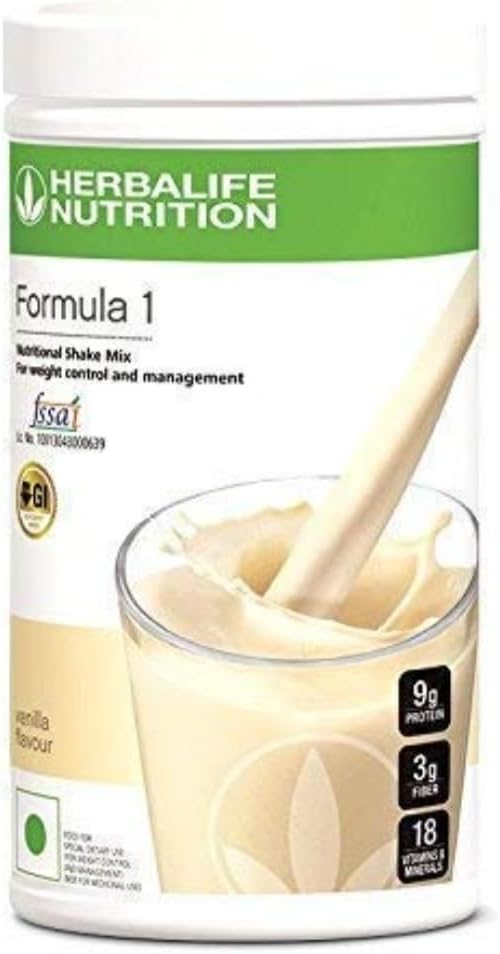 Herbalife Vanilla Protein Drink Mix PDM - 616g Canister for Meal Replacement Shake