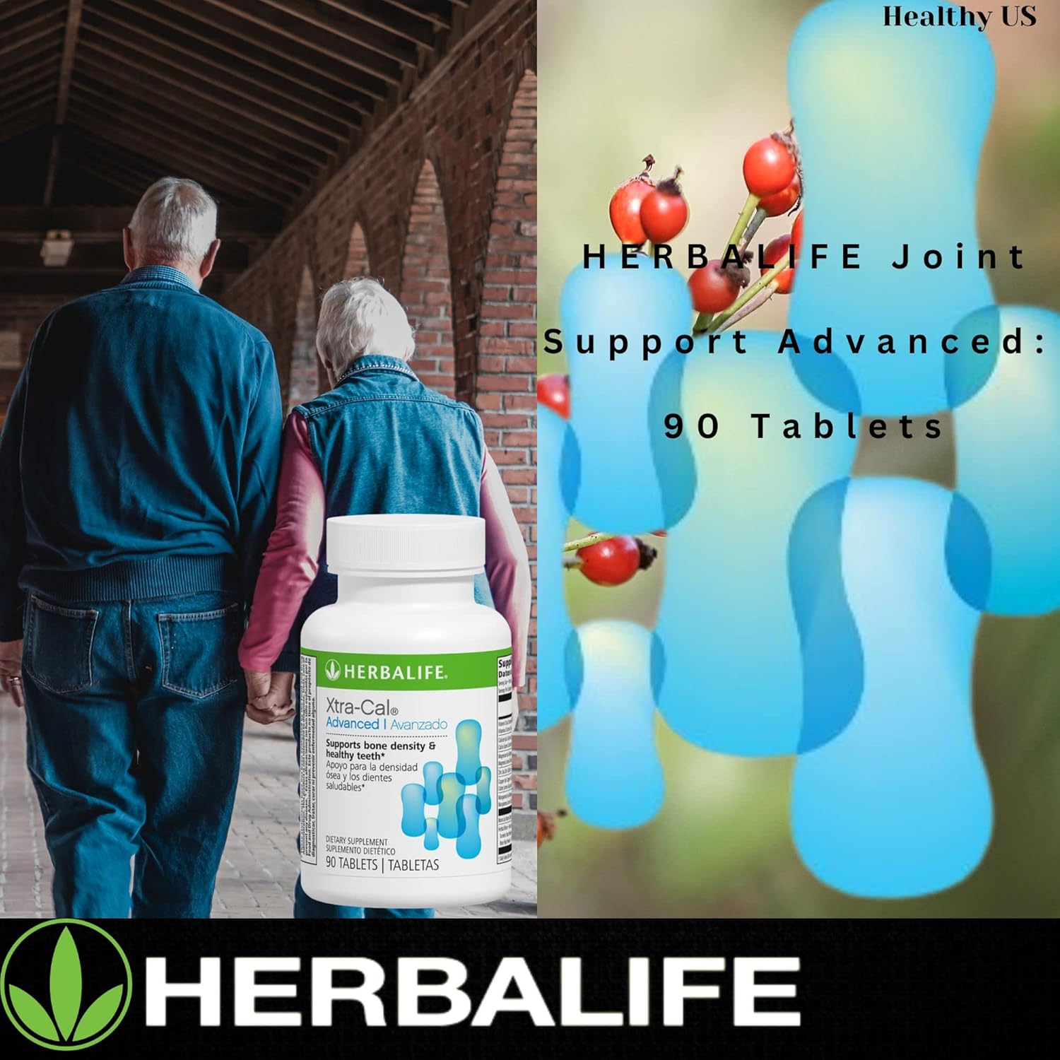 Herbalife Xtra-Cal Advanced: Calcium-Rich Tablets with Vitamin D and Minerals (90 Tablets)