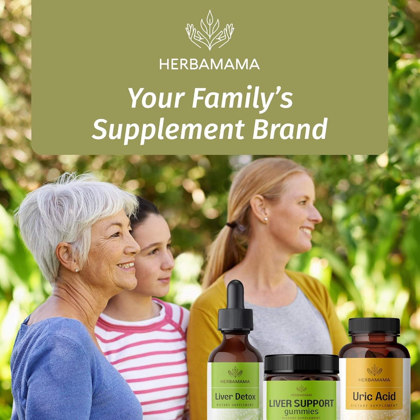 Herbamama Liver Detox Gummies - Vegan Herbal Complex for Liver Cleanse - Non-GMO Support Supplement - 60 Apple-Flavored Chews - BoostGo Australia