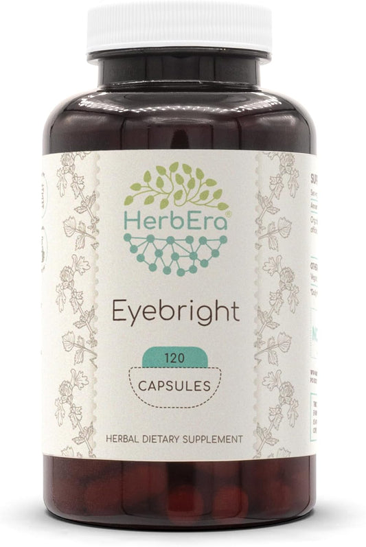 HerbEra Eyebright Capsules - 500 mg, Responsibly Farmed with Eyebright Herb