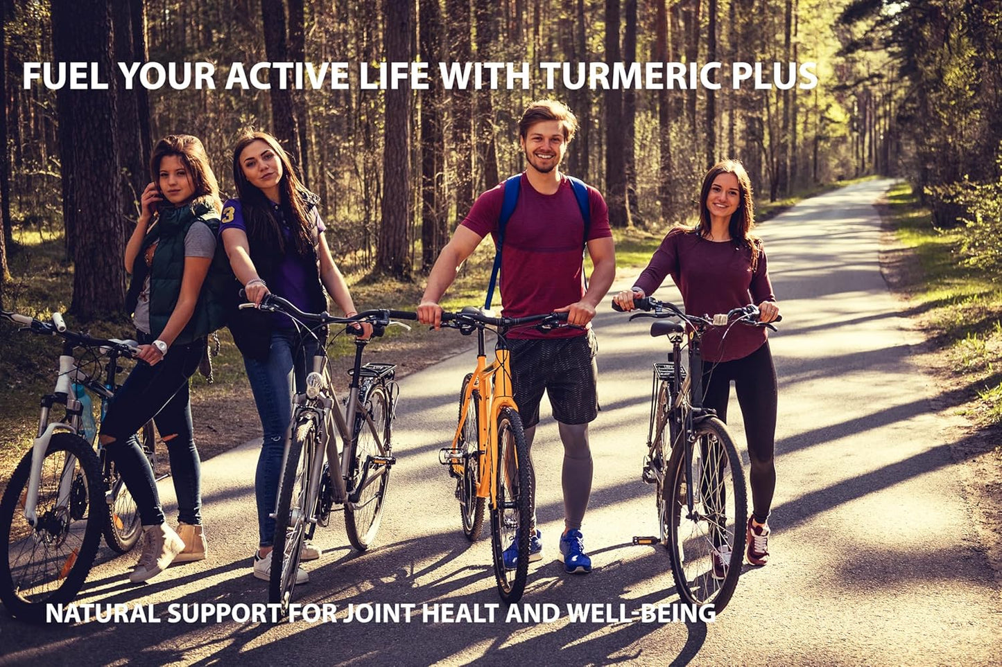 Herb's Forest Organic Turmeric Curcumin Capsules with Black Pepper - Joint Support & Antioxidant Benefits - 120 Veg Caps