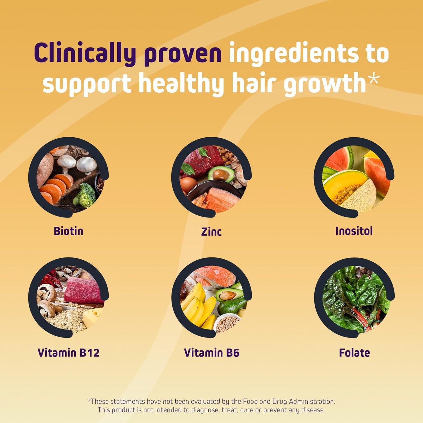 Herbtonics Foli Gummies - Biotin Hair Growth Supplement for Women & Men - Skin, Nails Vitamins - 60 Sugarfree Gummies