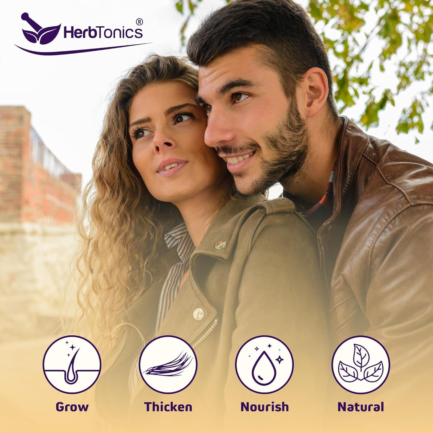 Herbtonics Foli Gummies - Biotin Hair Growth Supplement for Women & Men - Skin, Nails Vitamins - 60 Sugarfree Gummies