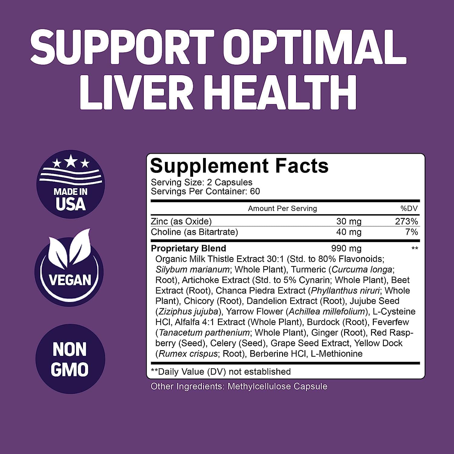 Herbtonics Multi Collagen Gummies with Biotin for Hair, Skin, Nails & Liver Health - Detox & Repair Formula with Milk Thistle & Artichoke - 24 Herbs Support