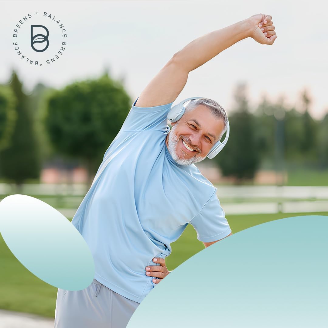 High Absorption Balancebreens Magnesium Bisglycinate 200mg - 120 Vegan Capsules for Heart, Muscle, Bone Health & Mood Support