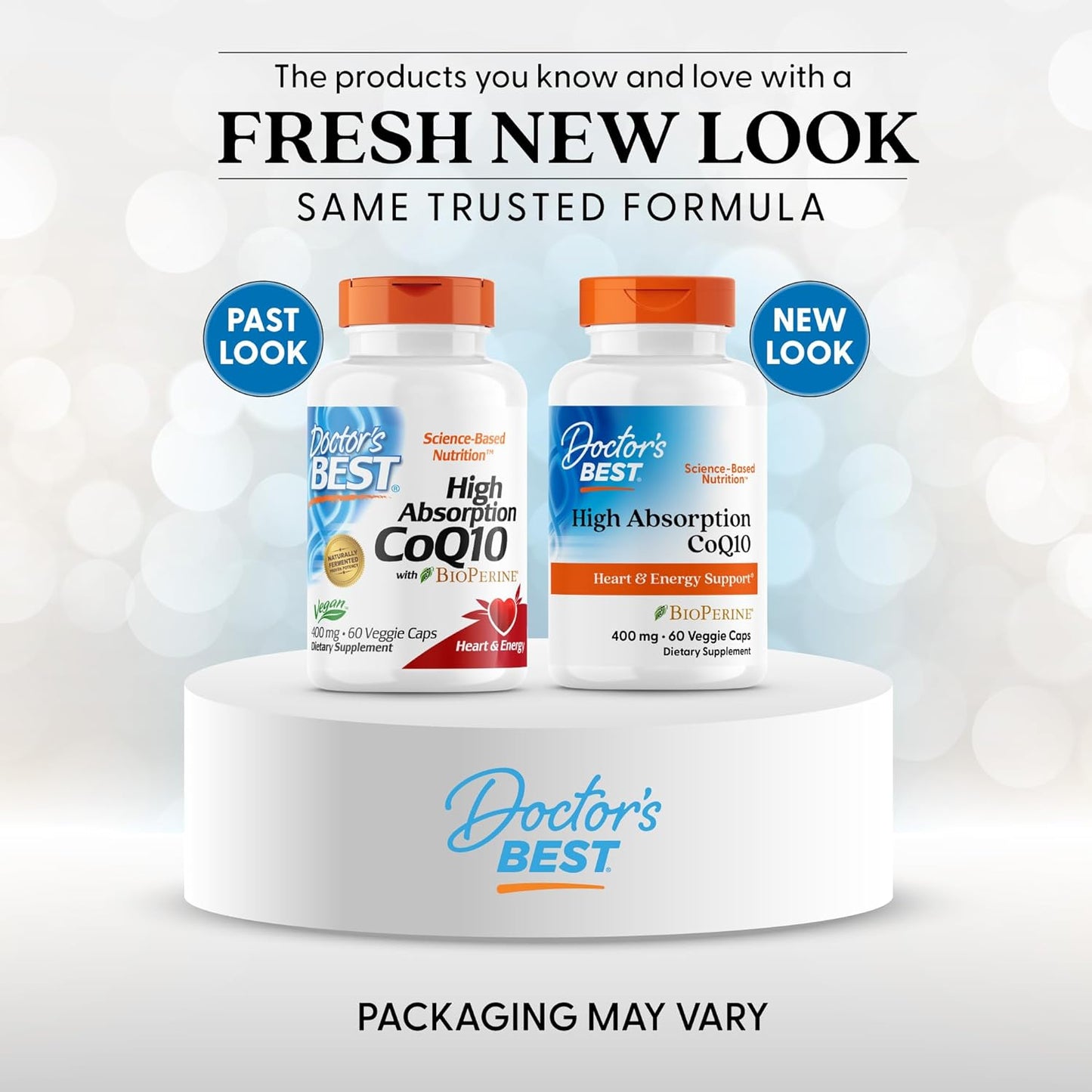 High Absorption CoQ10 for Heart & Energy Support - USP Verified, Non-GMO, Gluten-Free, Vegan - 60 Veggie Capsules