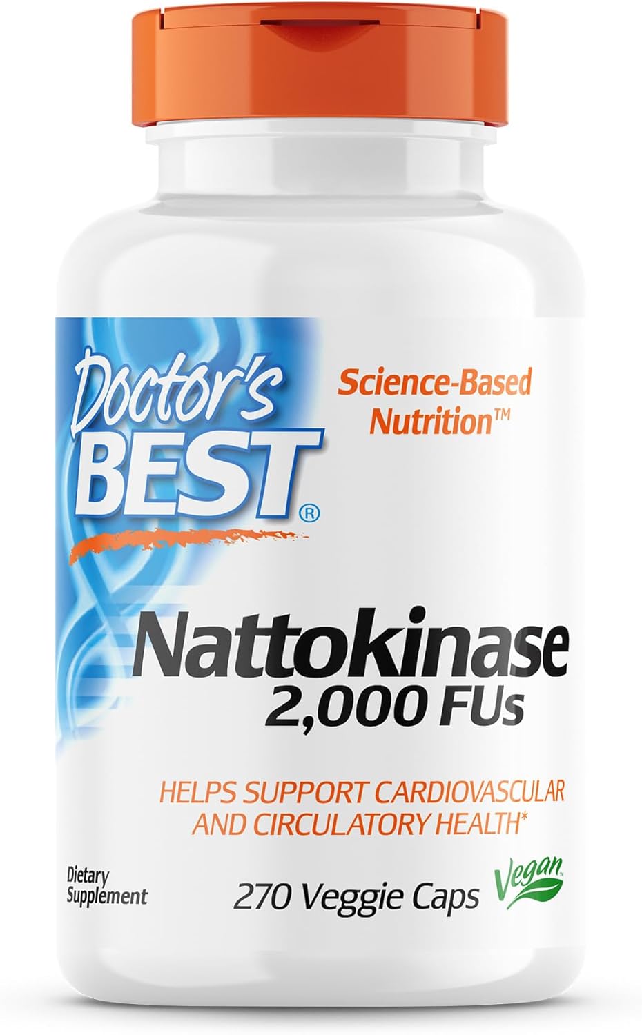 High Absorption Curcumin & Nattokinase Bundle - Non-GMO, Vegan, Gluten Free - 270 Veggie Caps - Doctor's Best