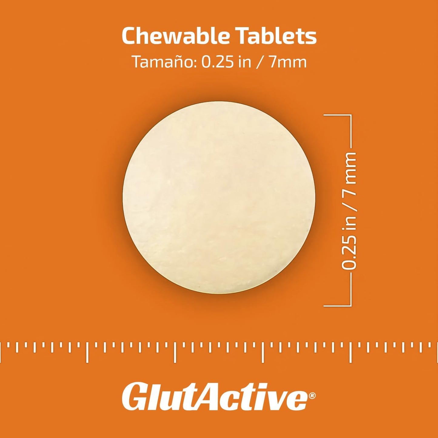 High Absorption GlutActive Ultra VIT-C 1,000mg Chewable Tablets - Immune Support & Collagen Builder - Antioxidant - 30 Tablets