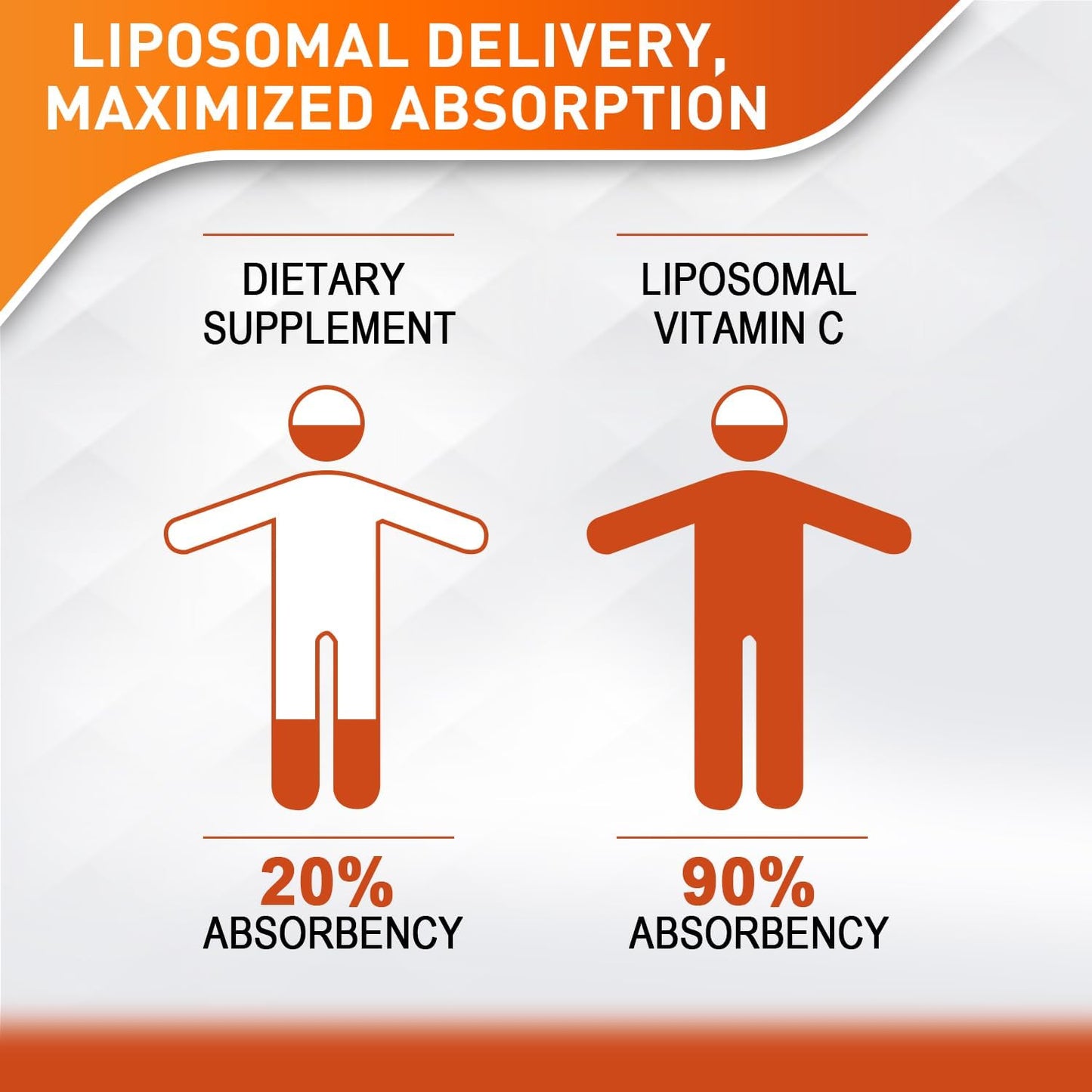 High Absorption Liposomal Vitamin C 2000mg Liquid Supplement for Immune System & Antioxidant Support - 60ML - BoostGo Australia