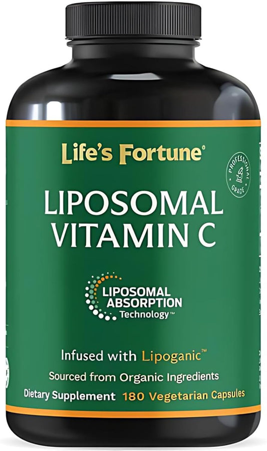 High Absorption Liposomal Vitamin C 2100mg Capsules - Immune System Support & Antioxidant Formula - Collagen Booster - 180 Count