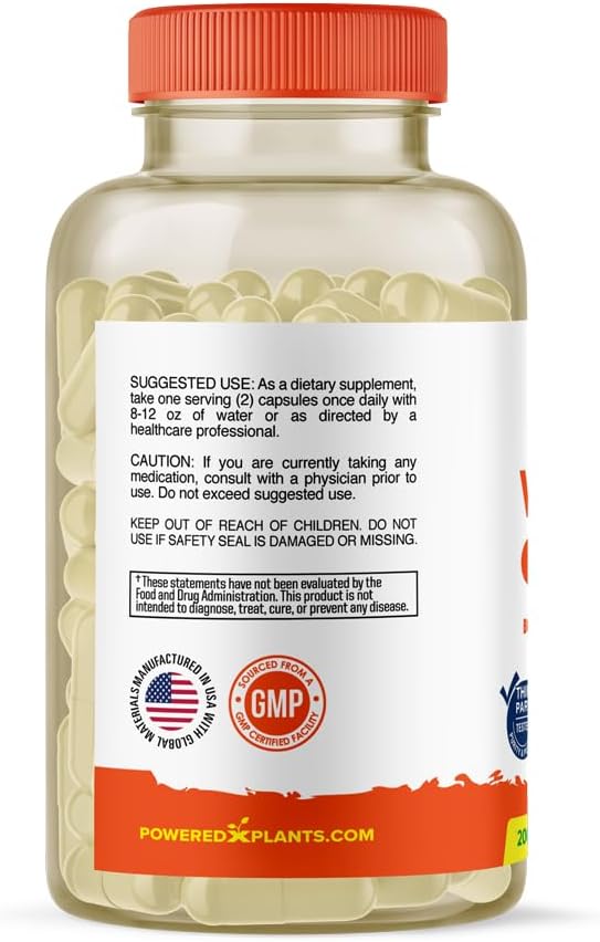 High Absorption Liposomal Vitamin C Capsules 1500mg - Immune System & Collagen Booster - 200 Capsules - Vegan Formula