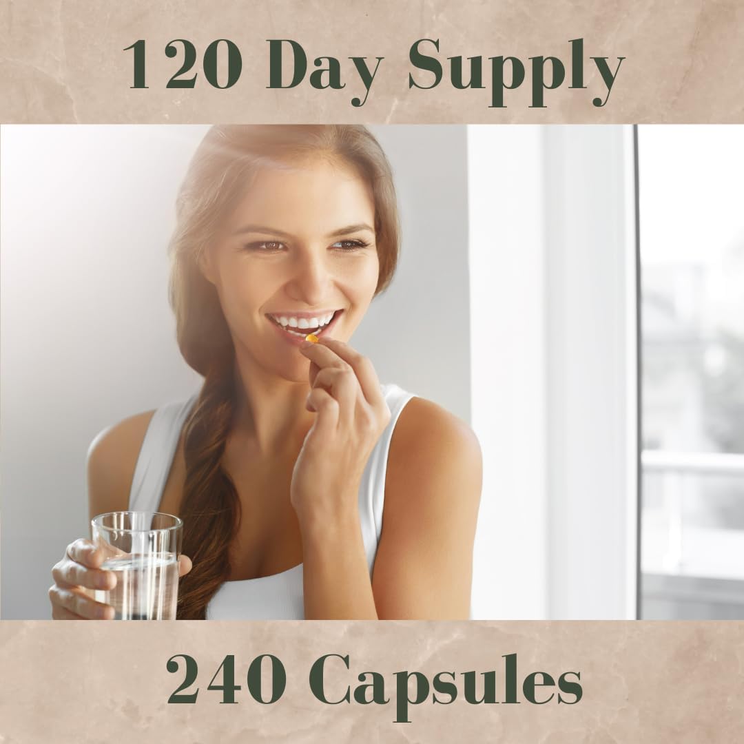 High Absorption Liposomal Vitamin C Supplement | LipoQuil-C™ 240 Capsules | Immune Support & Collagen Booster | 1000mg Buffered High Dose Vitamin C | Non GMO | Fat Soluble Formula