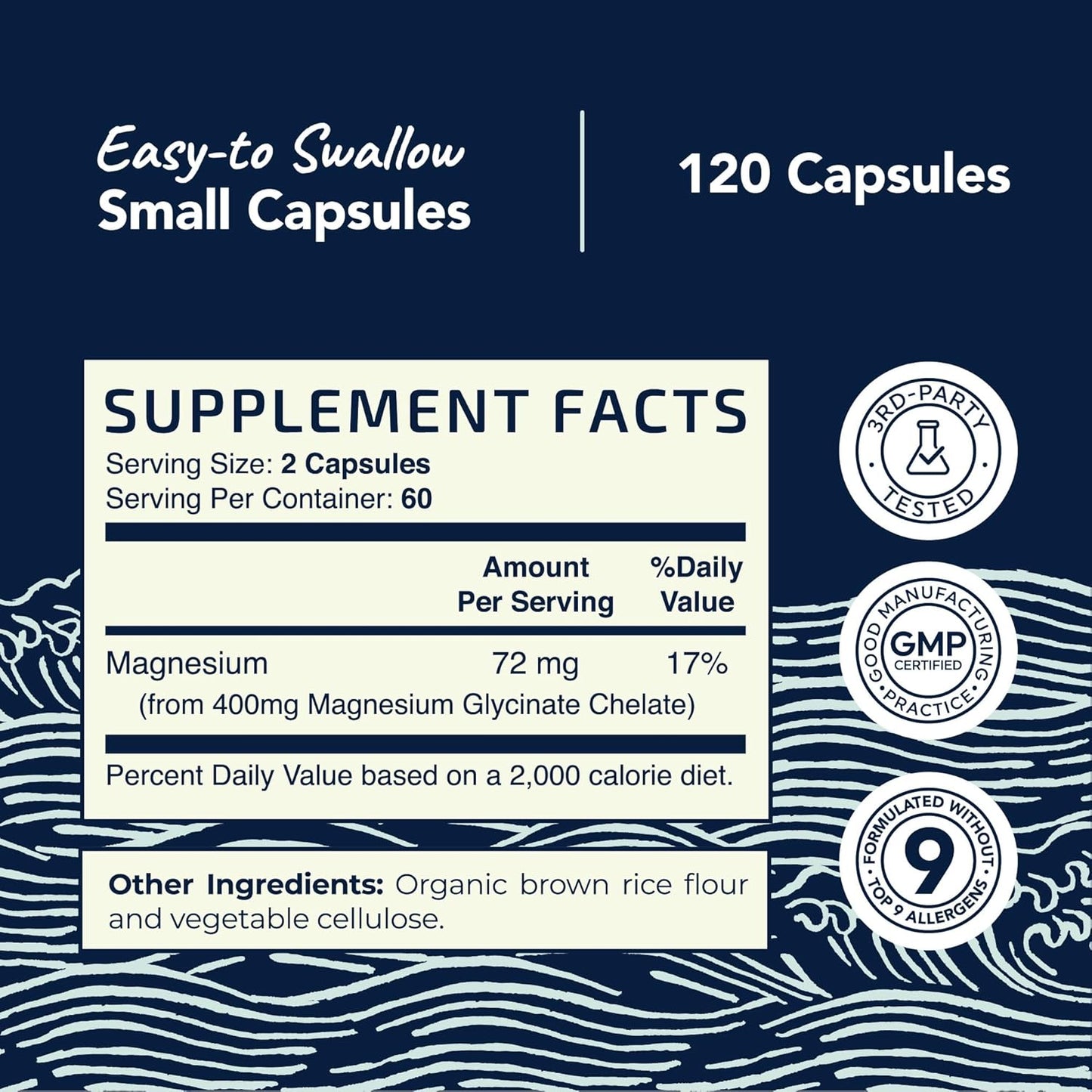 High Absorption Magnesium Complex Bundle - Includes 400mg Magnesium Glycinate & 500mg Magnesium Citrate (120ct ea) for Calm, Relaxation, Digestion & Muscle Support - Non-GMO - BoostGo Australia
