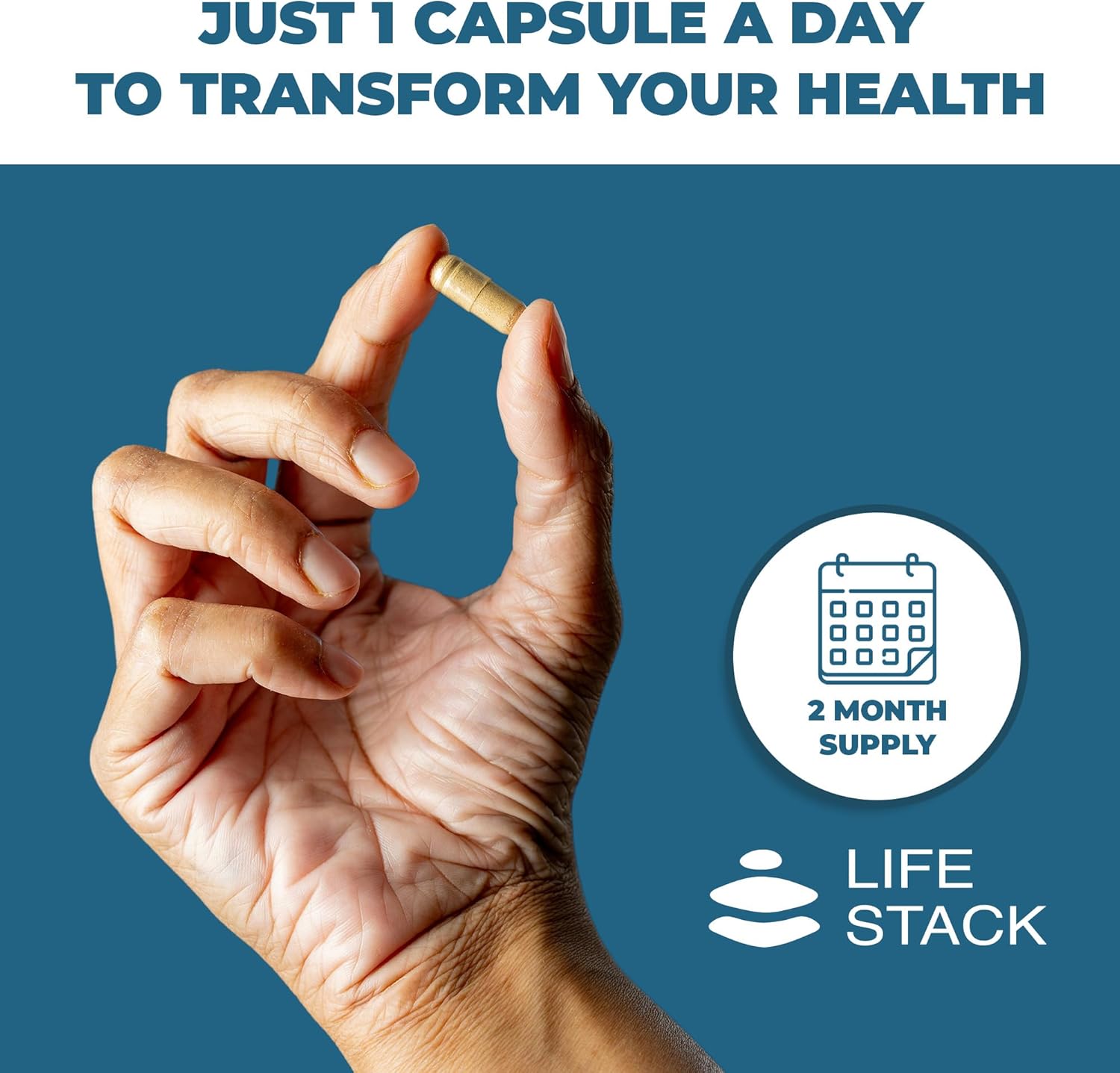 High Absorption Magnesium Glycinate 450mg Capsules for Muscle, Stress, and Bone Health - Non-GMO & Gluten-Free Formula - 60 Count