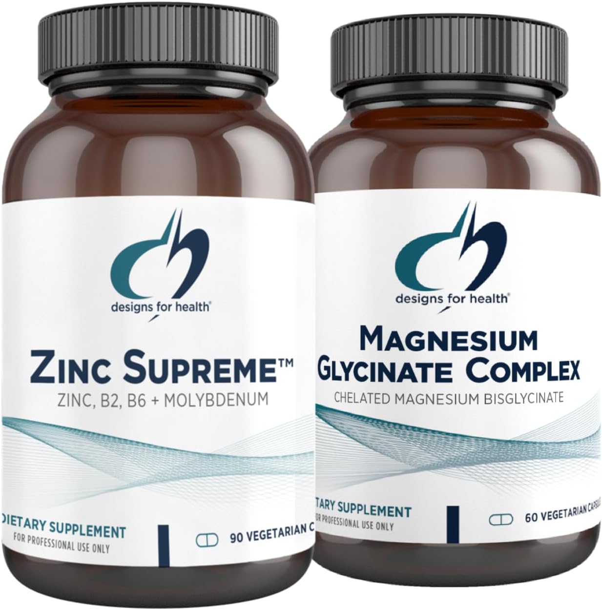 High Absorption Magnesium Glycinate Complex & Zinc Bisglycinate Chelate with Cofactors - Immune Support (60 Capsules + 90 Capsules) - BoostGo Australia