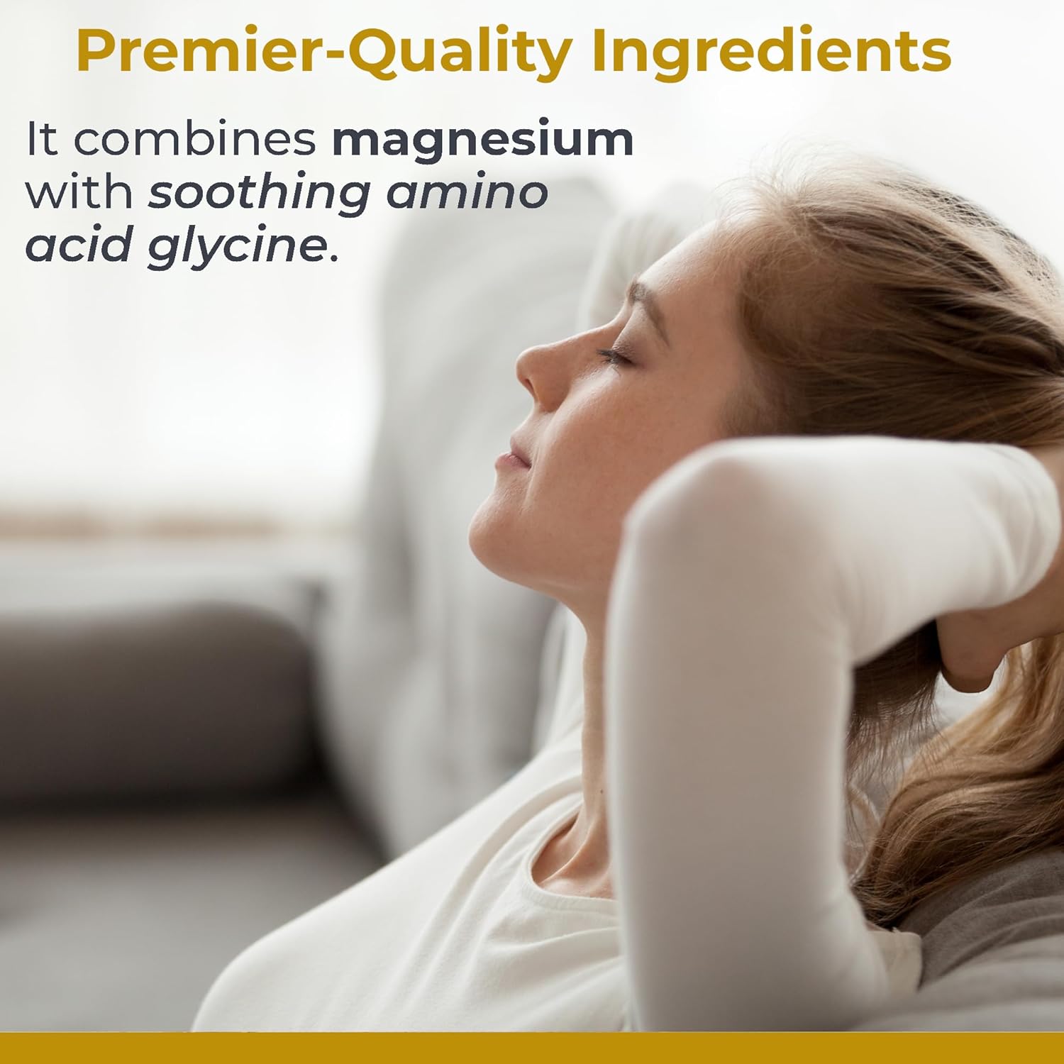 High Absorption Magnesium Glycinate Supplement - Pure, Chelated, Vegan, 90 Capsules - Supports Sleep Quality and Energy Levels