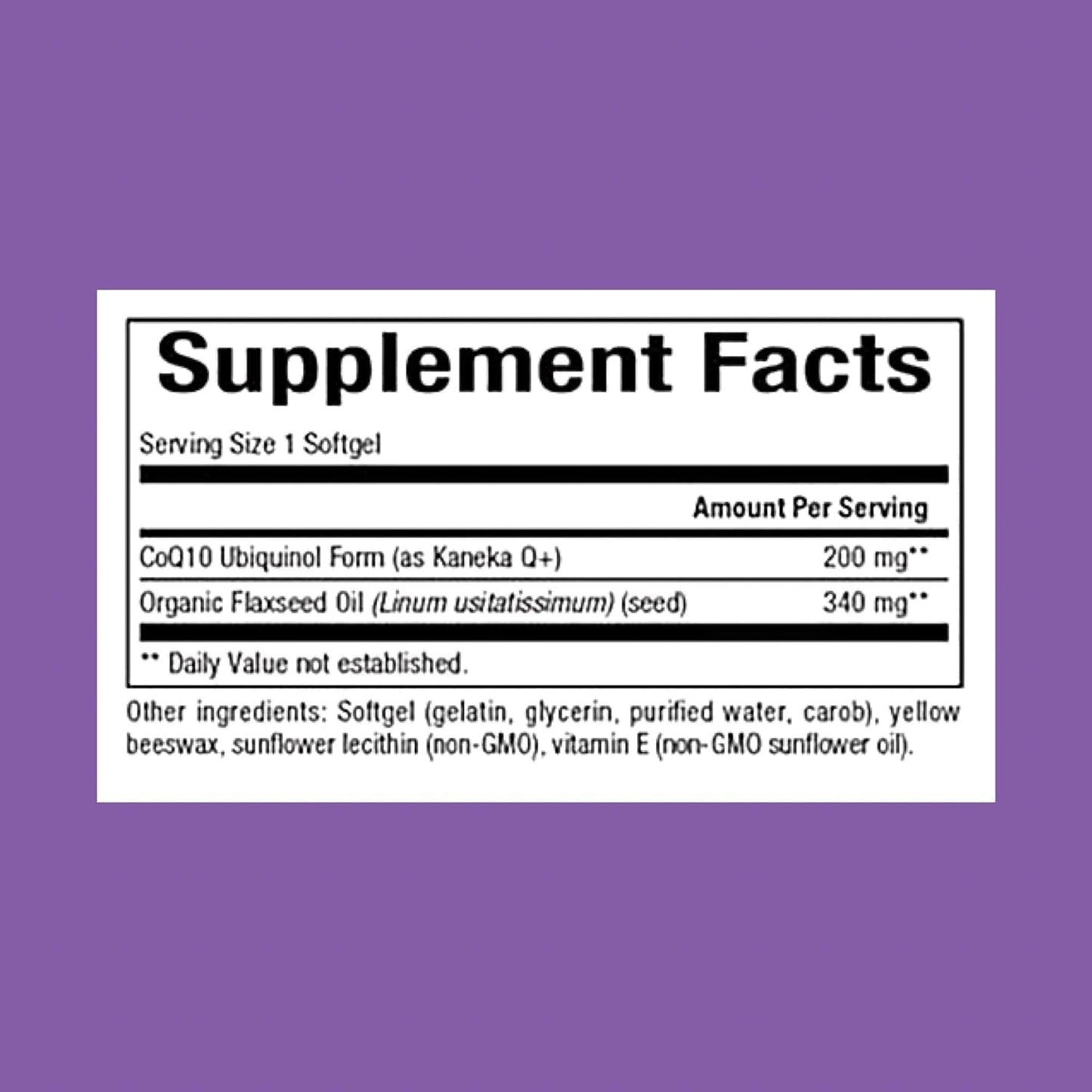 High-Absorption Natural Factors Ubiquinol Active CoQ10 200mg Softgels for Energy, Heart, and Cognitive Support - 60 Count - BoostGo Australia