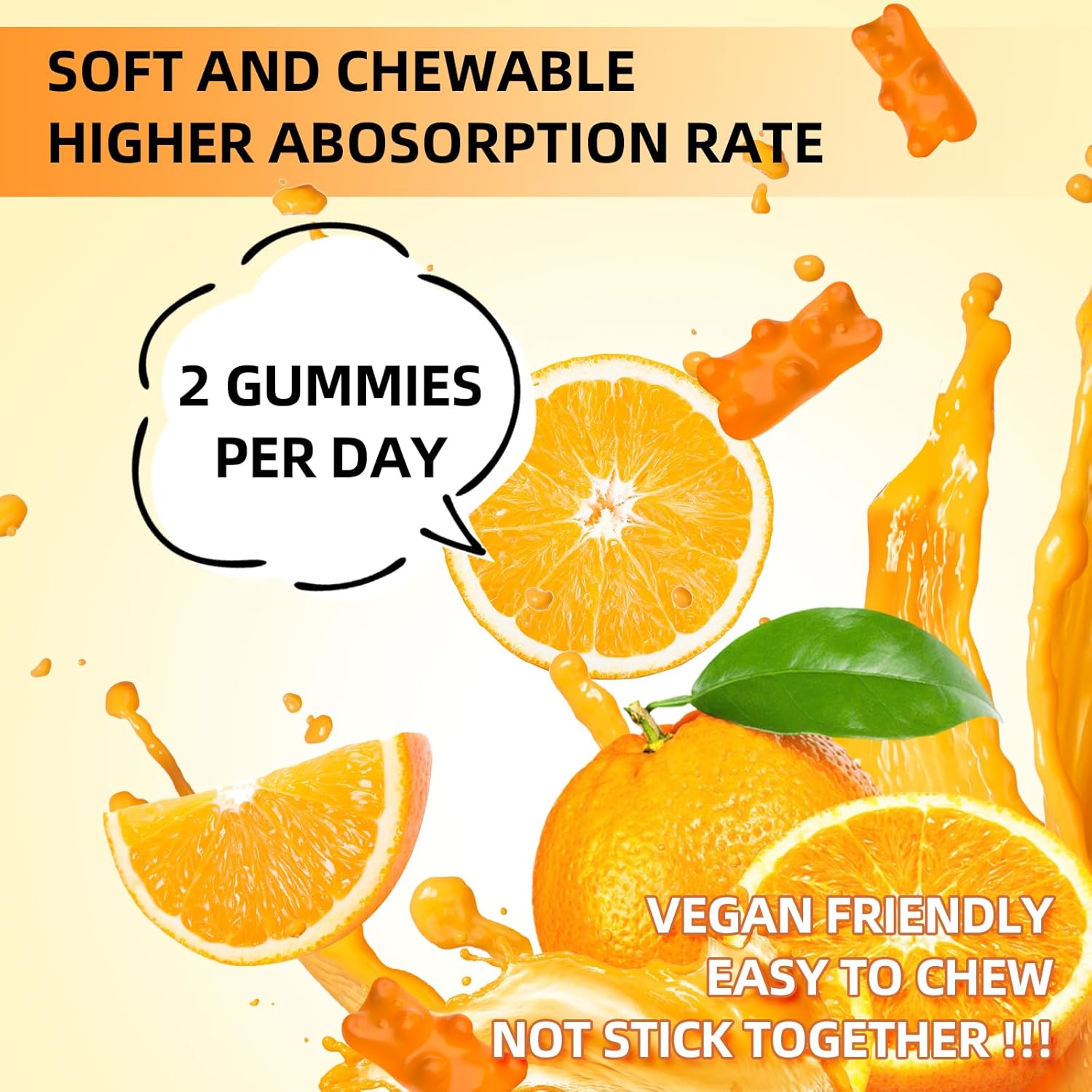 High Absorption Potassium Magnesium Gummies for Adults - 120 Count, Sugar-Free & Vegan Orange Flavor Supplement for Leg Cramps & Immune Health by GrnLife